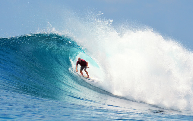 surfing in Maldives